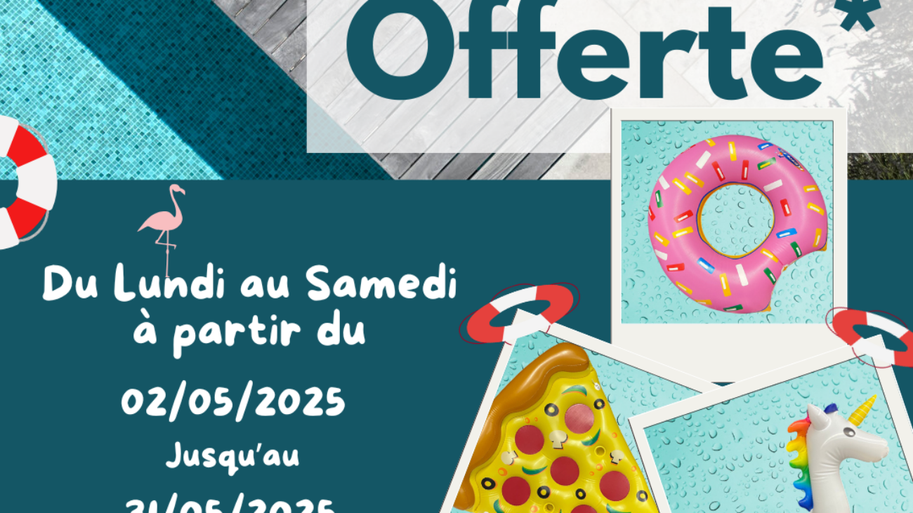 offre une bouée achetée la deuxième est offerte