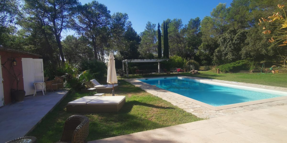 Avant - Design contemporain pour une petite piscine rénovée