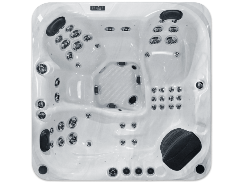 Spa HAPPY - Gamme STARTER - PLATINUM SPAS - Vue du dessus